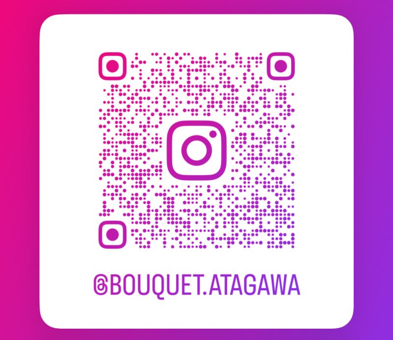 Bouquet ブーケのInstagramのQRコード（@bouquet.atagawa）
