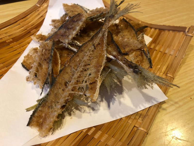 うな瀬の魚の唐揚げ