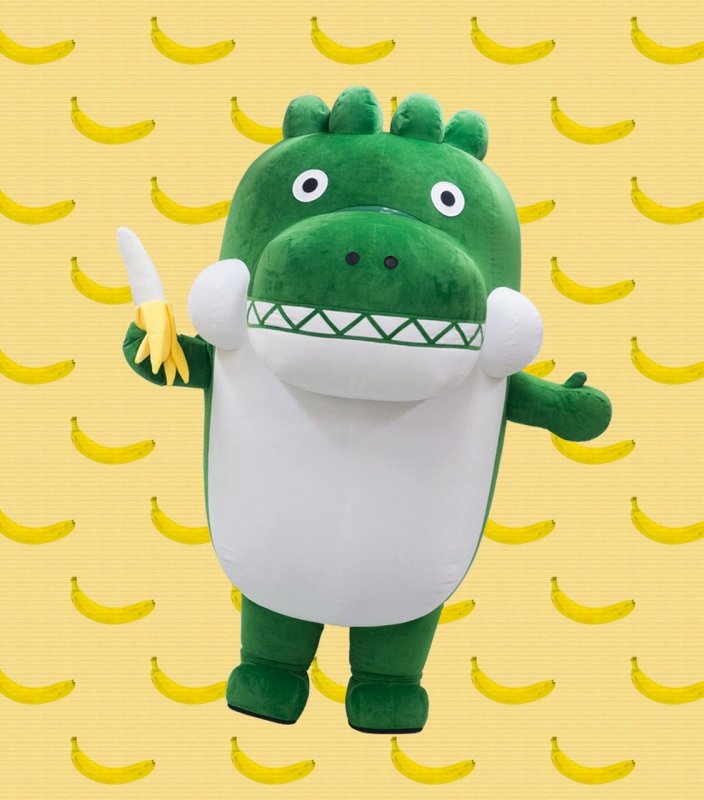 熱川バナナワニ園のキャラクター