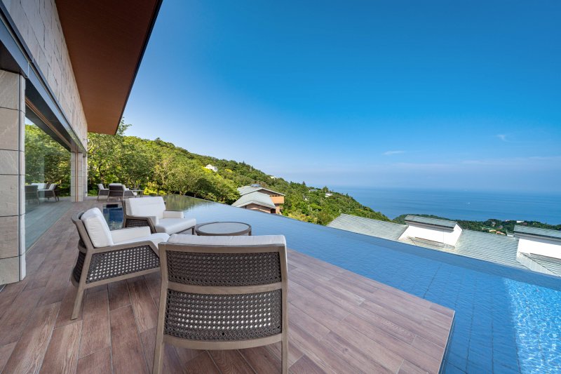 伊豆ホテルResort&Spa 開放的で雄大な眺望のロビー