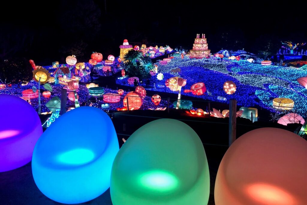 伊豆ぐらんぱる公園のイルミネーション